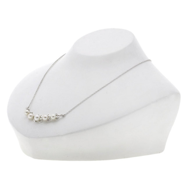 MIKIMOTO ミキモト リーフ アコヤパール 真珠 ネックレス