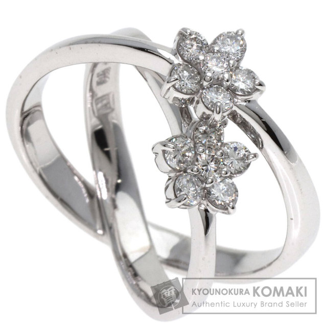 ポンテヴェキオ リング・指輪 フラワーモチーフ ダイヤモンド