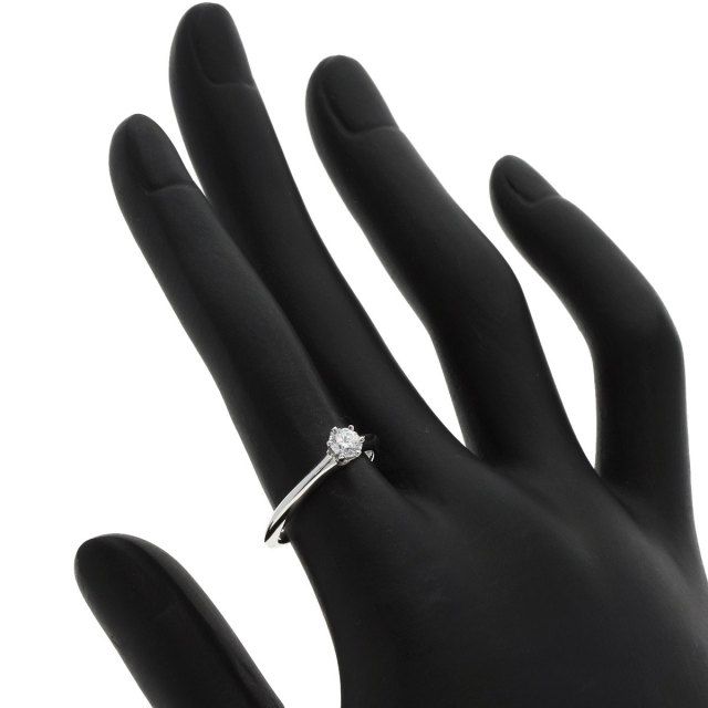 ティファニー　ソリティア　プラチナダイヤモンドリング13号 TIFFANY&Co. ティファニー ハーモニー ソリティア ダイヤモンド