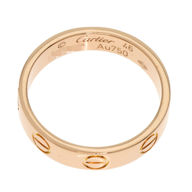 CARTIER カルティエ ミニラブリング #46 リング・指輪 K18ピンク 