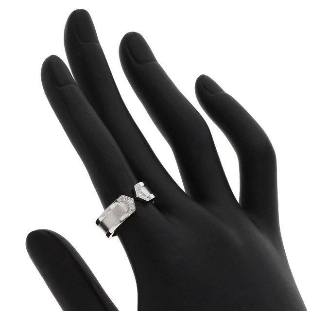 CARTIER カルティエ C2 ダイヤモンド SM #52 リング・指輪 K18ホワイト 