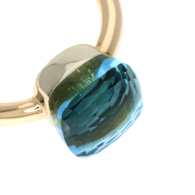 Pomellato ポメラート ヌード リング ブルートパーズ リング・指輪 K18  