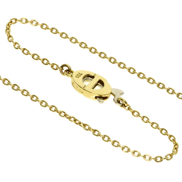 Dior ディオール フラワーモチーフ ダイヤモンド ネックレス K18 