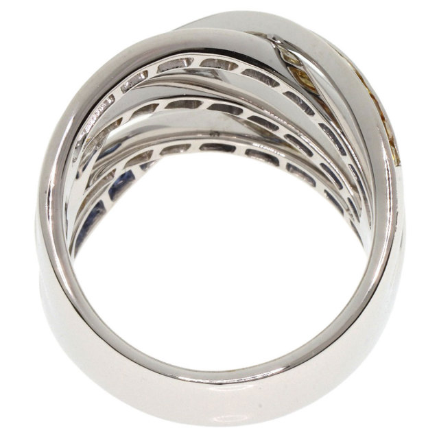 Jeunet ジュネ サファイア リング・指輪 K18ホワイトゴールド