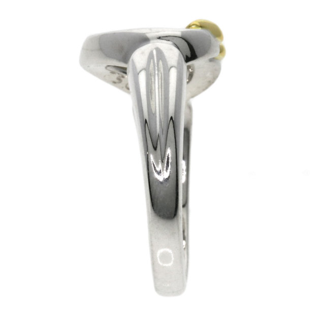 TIFFANY&Co. ティファニー ハートリボン リング・指輪 シルバー/K18YG