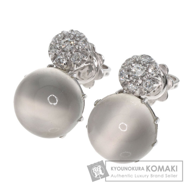 セレクトジュエリー ピアス シャンクレール ダイヤモンド ムーンストーン