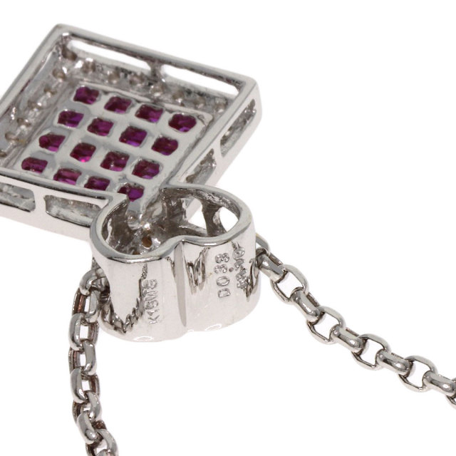 セレクトジュエリー ネックレス ルビー ダイヤモンド