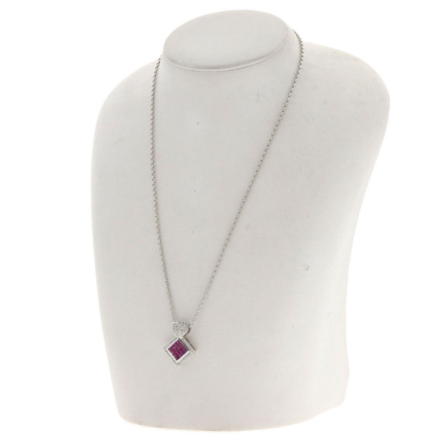 セレクトジュエリー ネックレス ルビー ダイヤモンド