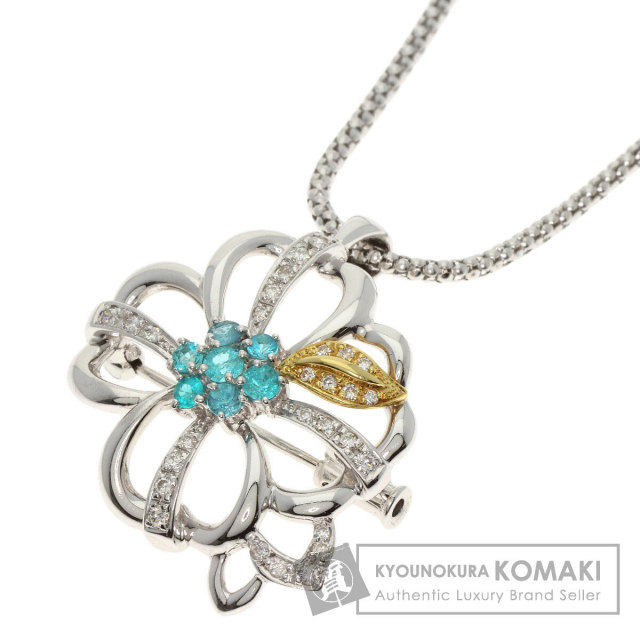 セレクトジュエリー ネックレス パライバトルマリン ダイヤモンド