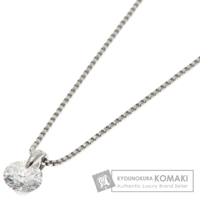 K18PG ダイヤモンド ネックレス 0.40CT（セール】K18 一粒ダイヤモンド  
