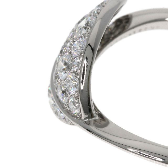 Gimel ギメル ダイヤモンド リーフモチーフ リング・指輪 プラチナ