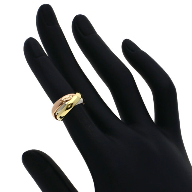 カルティエ　トリニティリング　SM 57 K18 Cartier - カルティエ トリニティリング スリーカラー XS