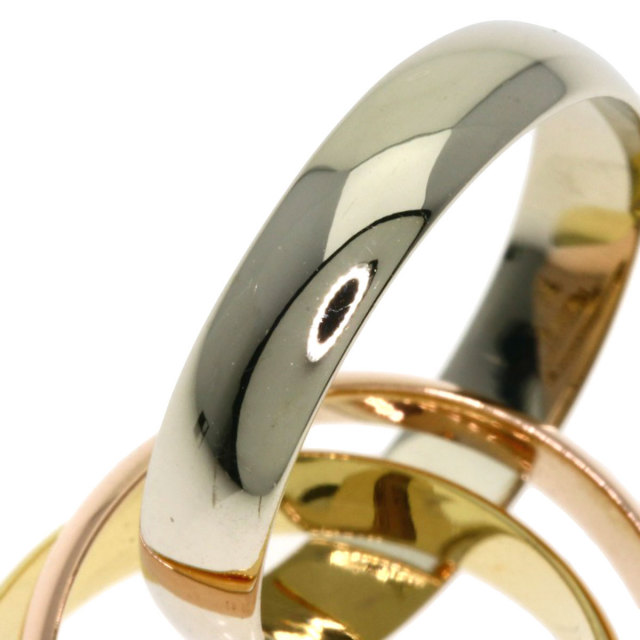 カルティエ トリニティ Cartier ダイヤモンド　金　指輪　K18 CARTIER カルティエ トリニティ リング 指輪 7号 18金 K18