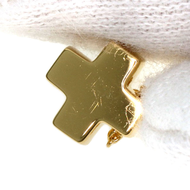 ティファニー　ローマンクロス　ネックレス　18k 750 イエローゴールド 磨き済み TIFFANY&Co.(ティファニー) ローマンクロスネックレス 750