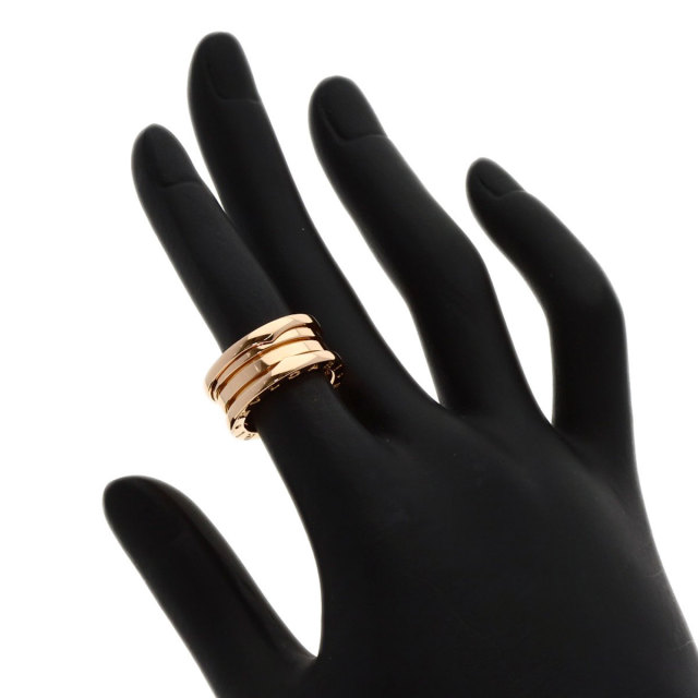 ブルガリ リング ビーゼロワン B-ZEEO1 3バンド 49号 K18YG 13号