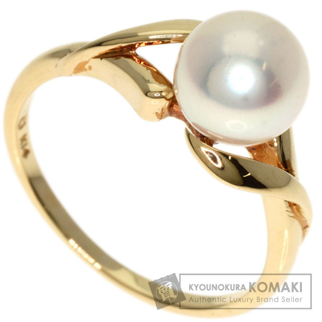 MIKIMOTO ミキモト パール 真珠 2P ダイヤモンド リング・指輪