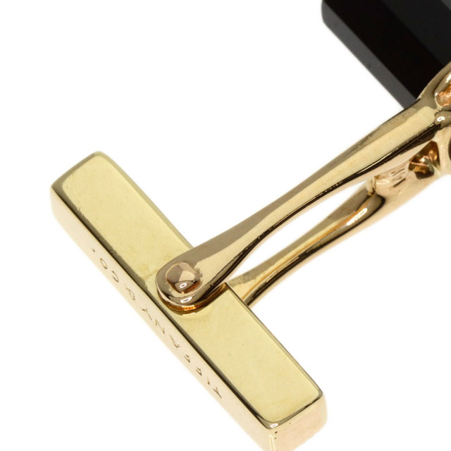 TIFFANY&Co. ティファニー オニキス カフス K14イエローゴールド