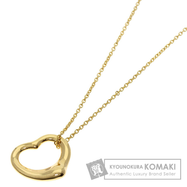 TIFFANY&Co. ティファニー オープンハート ネックレス K18