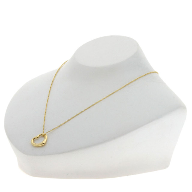 TIFFANY　k18 オープンハート　ネックレス♥現行販売品 TIFFANY&Co. ティファニー オープンハート ネックレス K18