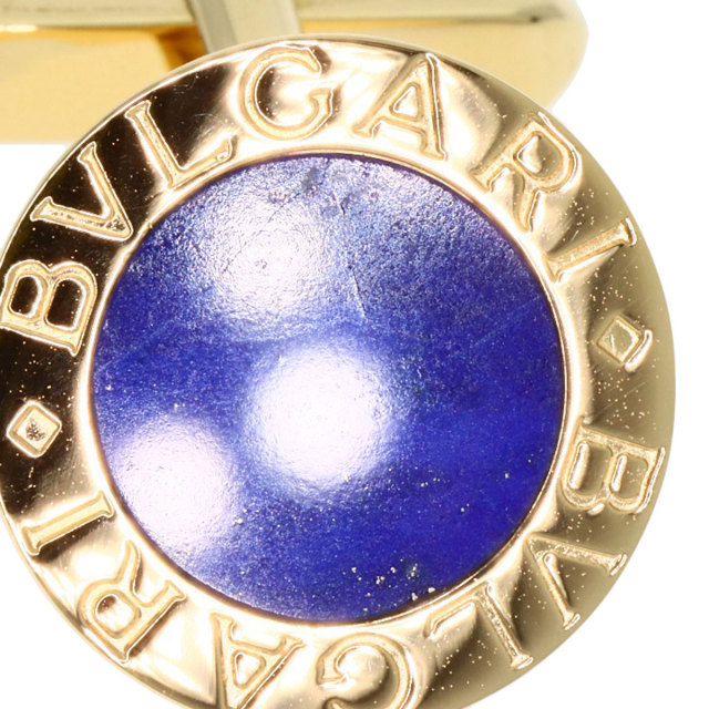 BVLGARI ブルガリ ブルガリブルガリ ラピスラズリ カフス K18イエロー  