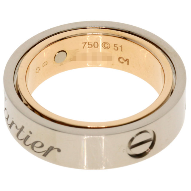 Cartier ミニラブ ゴールドリング 51 CARTIER カルティエ シークレット ラブリング #51 リング・指輪