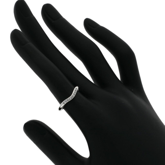 TIFFANY&Co. ティファニー カーブドバンド ダイヤモンド リング