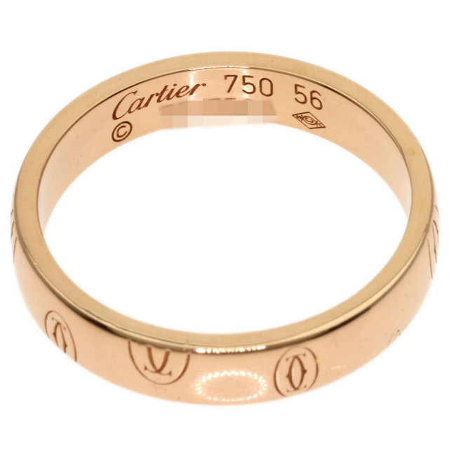 CARTIER カルティエ ハッピーバースデー #56 リング・指輪 K18ピンク  