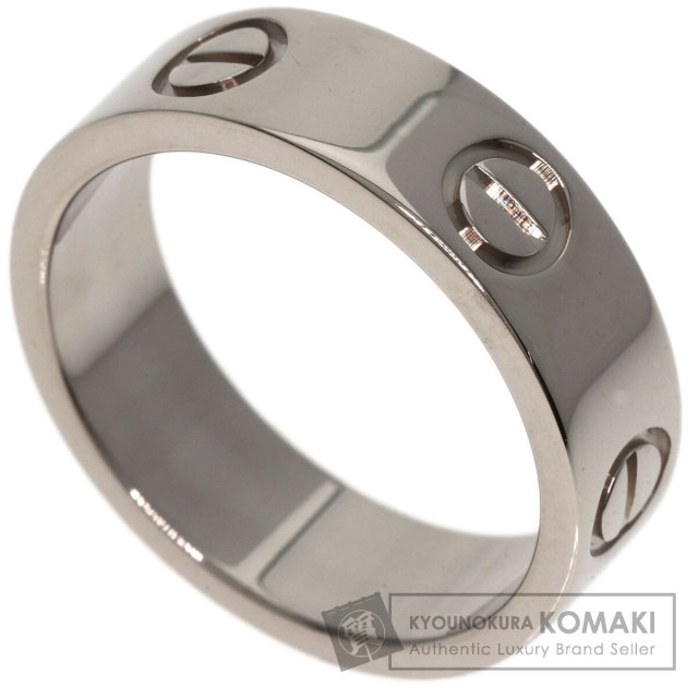 Cartier Love Classic Ring 18K White Gold Size 51 US 5.75