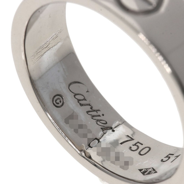 CARTIER カルティエ ラブリング #51 リング・指輪 K18ホワイト