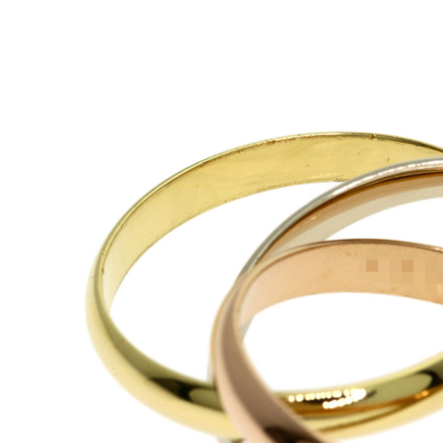 ミ*ー様 cartier カルティエ レディース トリニティリング CARTIER カルティエ トリニティ #50 リング・指輪 K18イエロー