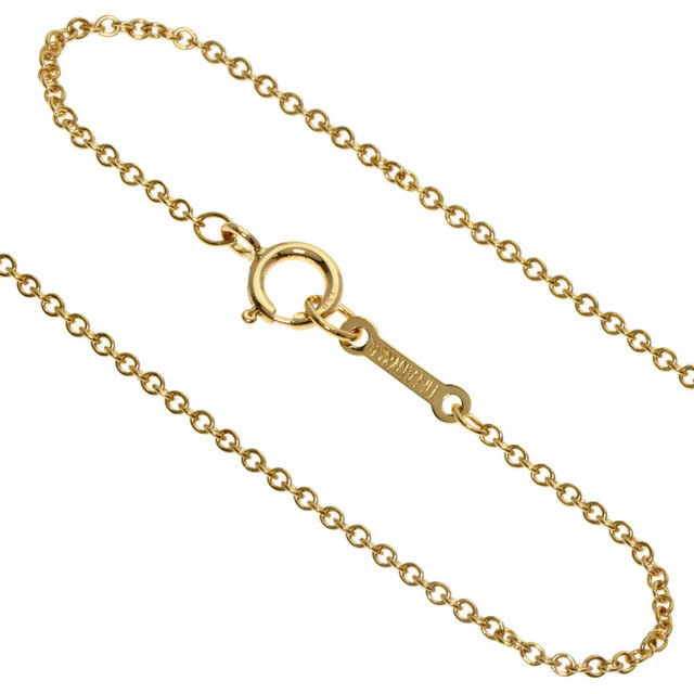TIFFANY&Co. ティファニー チェーン 40cm ネックレス K18イエロー 