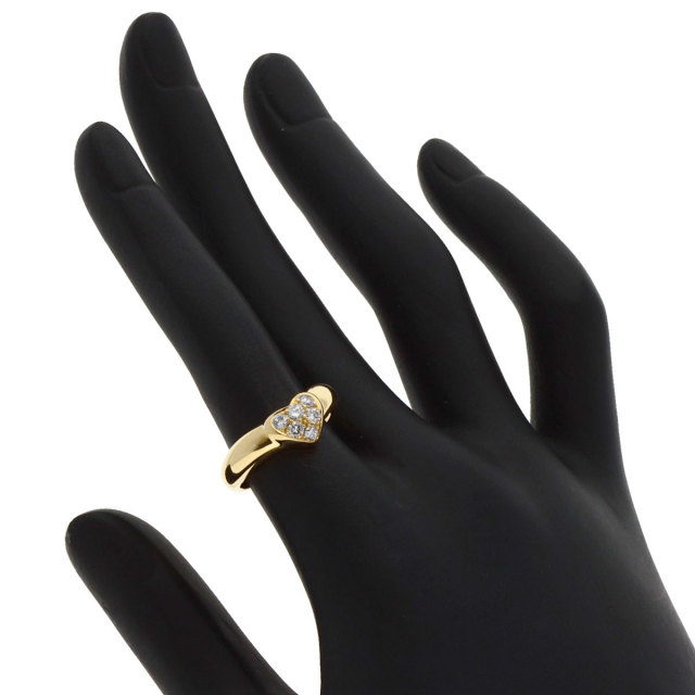 ❤️正規品❤️Tiffany & Co. K18ゴールド ダイヤモンド リング TIFFANY&Co. ティファニー ハート パヴェ ダイヤモンド リング