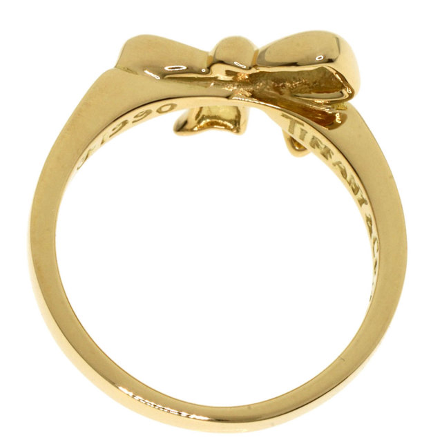TIFFANY&Co. ティファニー リボン リング・指輪 K18イエロー