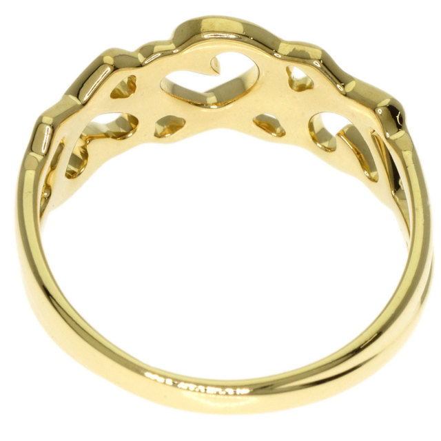 K18ティファニートリプルハートリング2315K2504