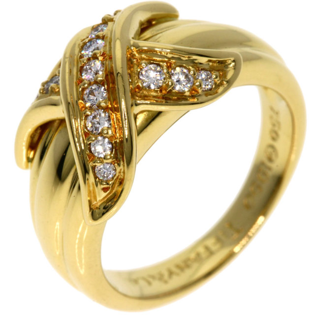 中古ティファニーダイヤモンド指輪 中古・古着通販】TIFFANY & Co. (ティファニー) ハーモニー