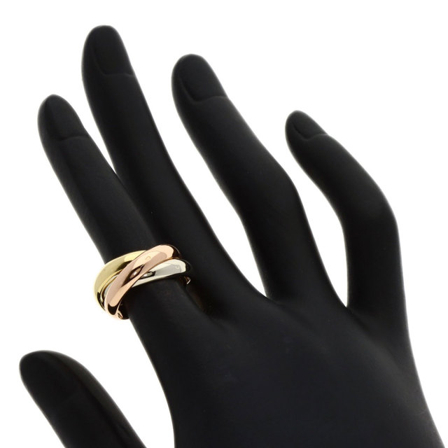 Cartier トリニティ　SM リング　47 CARTIER カルティエ トリニティ #47 リング・指輪 K18イエローゴールド