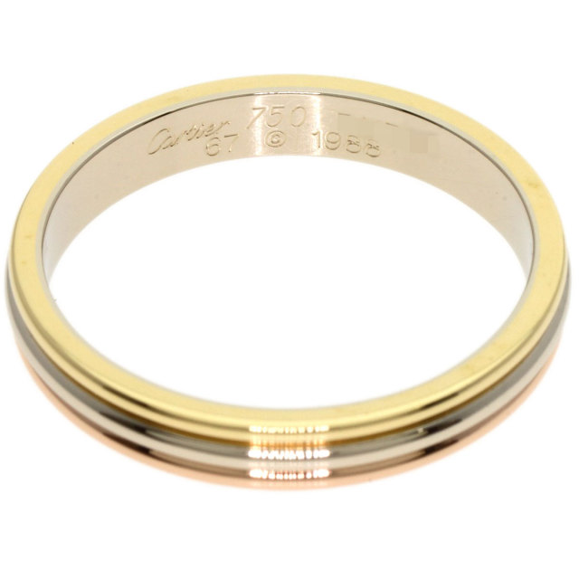 CARTIER カルティエ スリーカラー #67 リング・指輪 K18イエロー