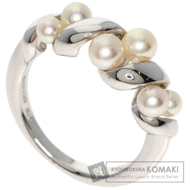 MIKIMOTO ミキモト パール 真珠 ダイヤモンド リング・指輪 K18