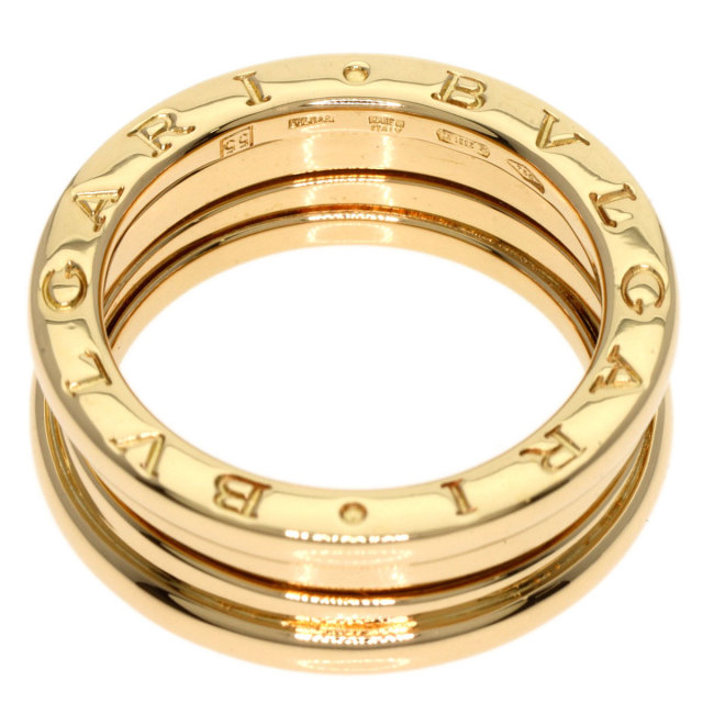 6EM12 BVLGARI ブルガリ 指輪 リング K18 金ビーゼロワンリング BVLGARI ブルガリ B-zero1 ビーゼロワン #52 リング・指輪 K18