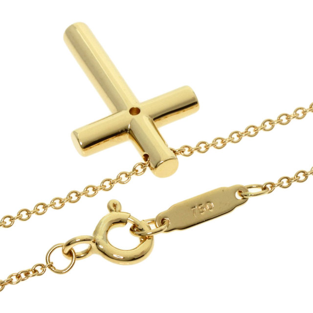 TIFFANY&Co. ティファニー クロス 1P ダイヤモンド ネックレス