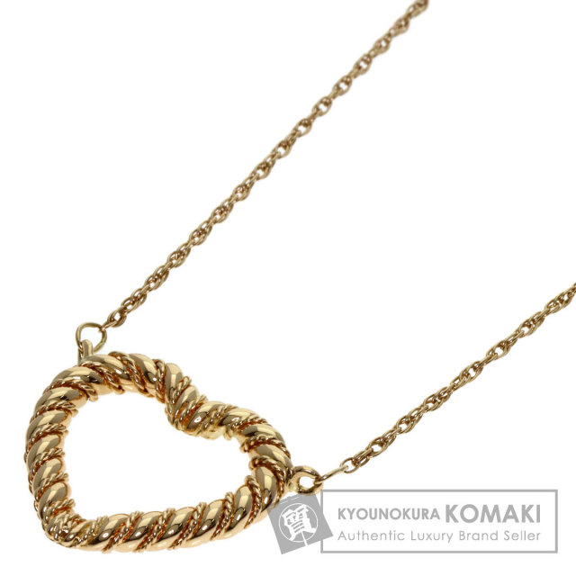 TIFFANY&Co. ティファニー ハート ダイヤモンド ネックレス K18