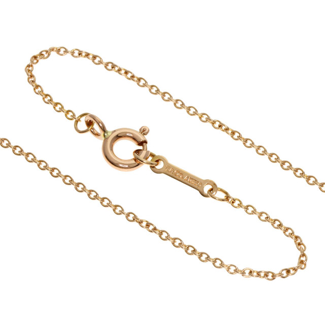 TIFFANY&Co. ティファニー ラビングハート ネックレス K18ピンク
