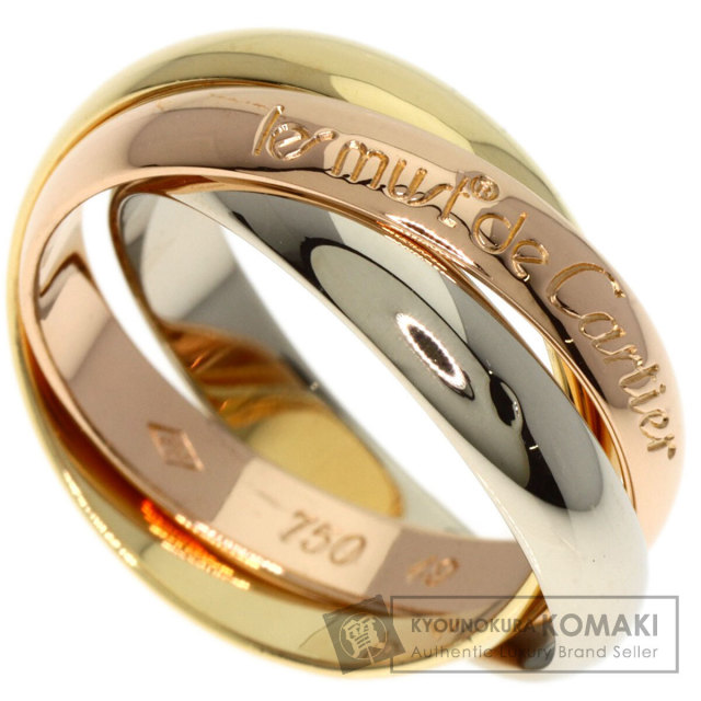 Cartier トリニティリング K18 49号 TRINITY（Cartier） カルティエ Cartier トリニティ リング MM