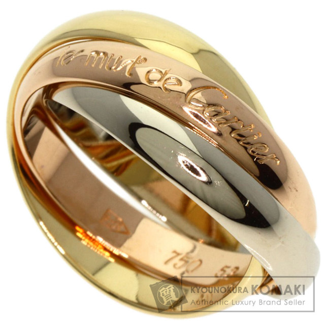CARTIER カルティエ トリニティ MM #52 リング・指輪 K18