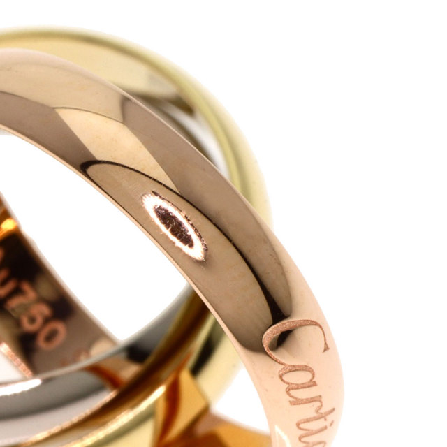 【新品仕上済】＊カルティエ SM #48＊トリニティリング Cartire CARTIER カルティエ トリニティ MM #49 リング・指輪 K18