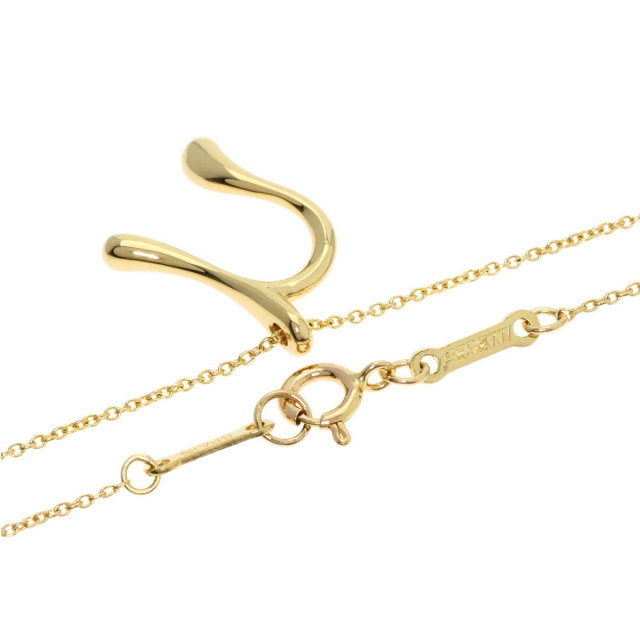 【在庫有】 レター ティファニー TIFFANY&Co. イニシャル K18 ネックレス N アクセサリー