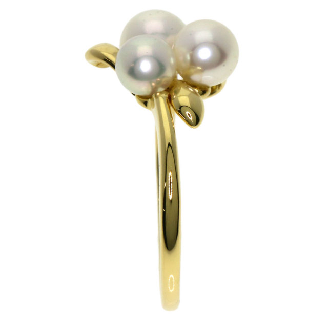 【初回限定】 アコヤパール ミキモト MIKIMOTO 真珠 K18イエロー リング・指輪 アクセサリー