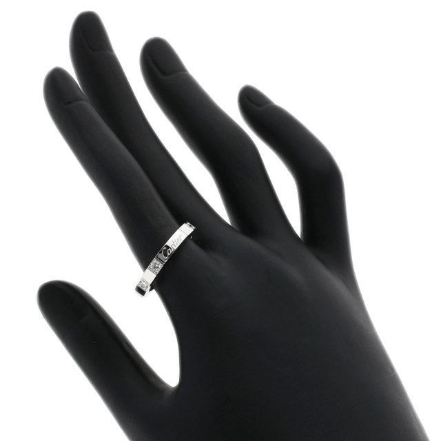 CARTIER カルティエ ラニエール ハーフ ダイヤモンド #54 リング・指輪  