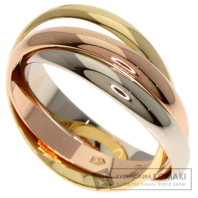 CARTIER カルティエ トリニティ SM #48 リング・指輪 K18イエロー 