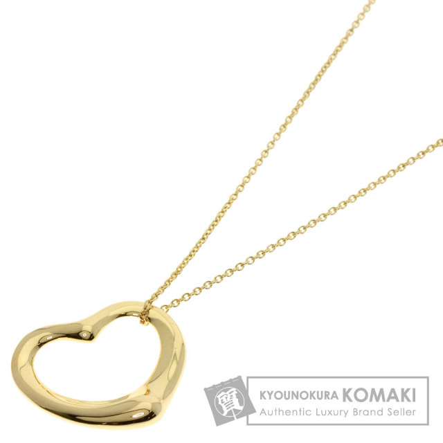 ティファニー TIFFANY&Co. オープンハート ネックレス 18金 K18